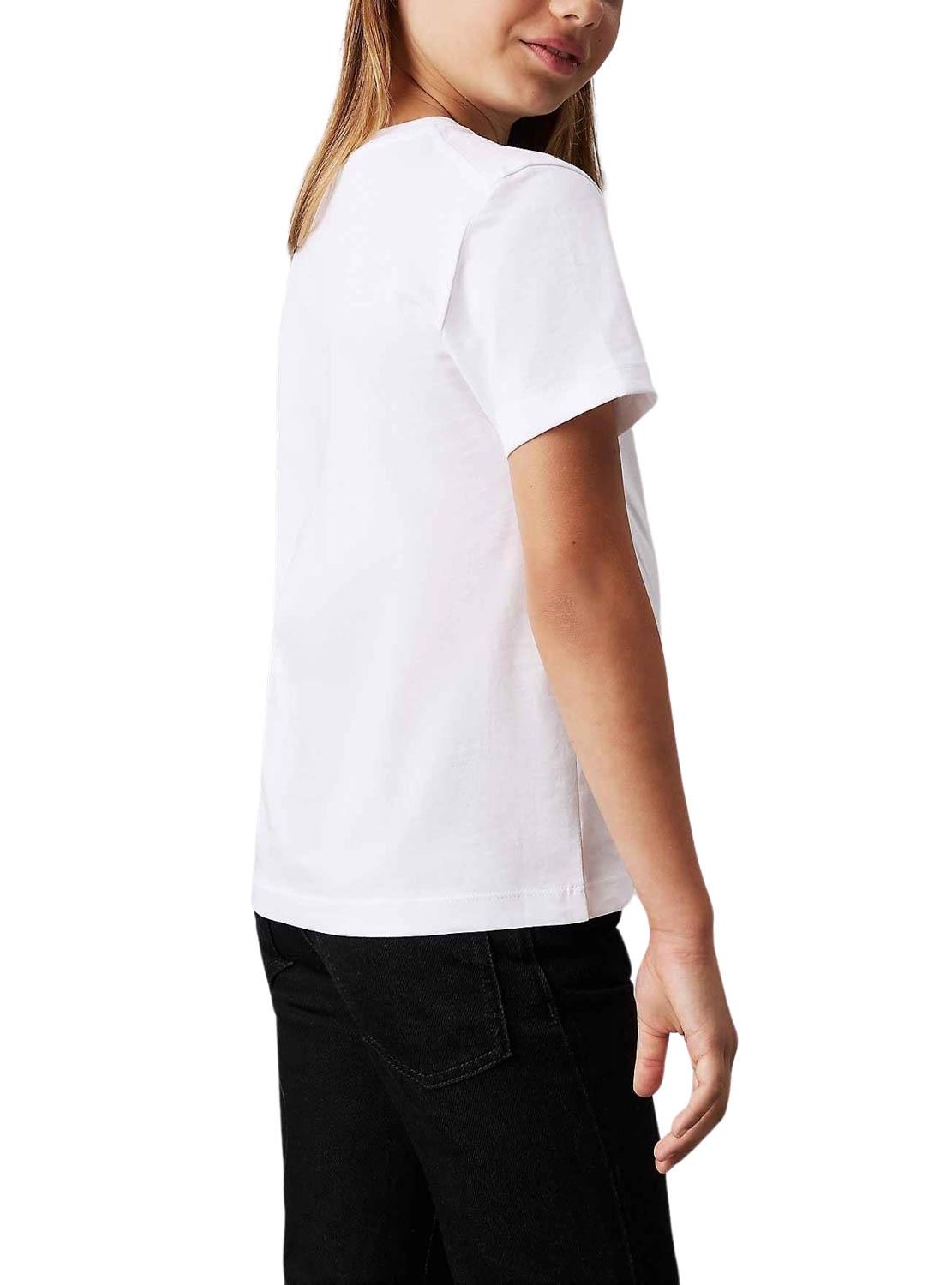 Camisa Calvin Klein Jeans Monogram branco