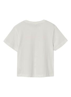 Camisola Name It Flumuse branca para menina