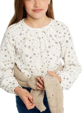 Blusa Mayoral estampado estrelas para menina