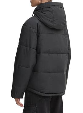 Puffer Tommy Jeans preta para mulher