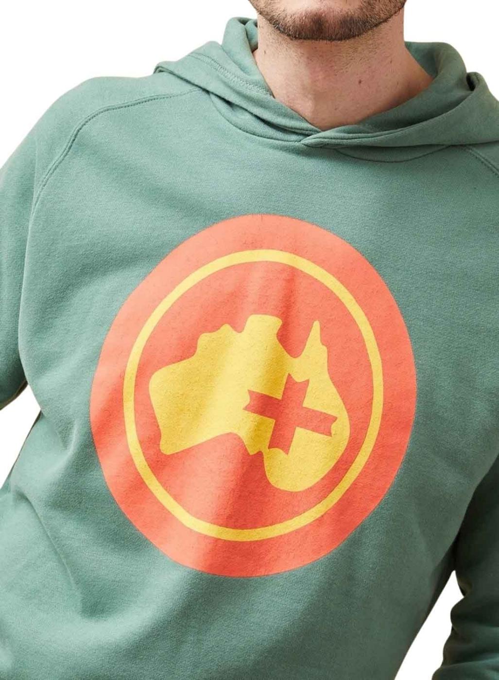 Moletom Altonadock Maps Hoodie verde para homem