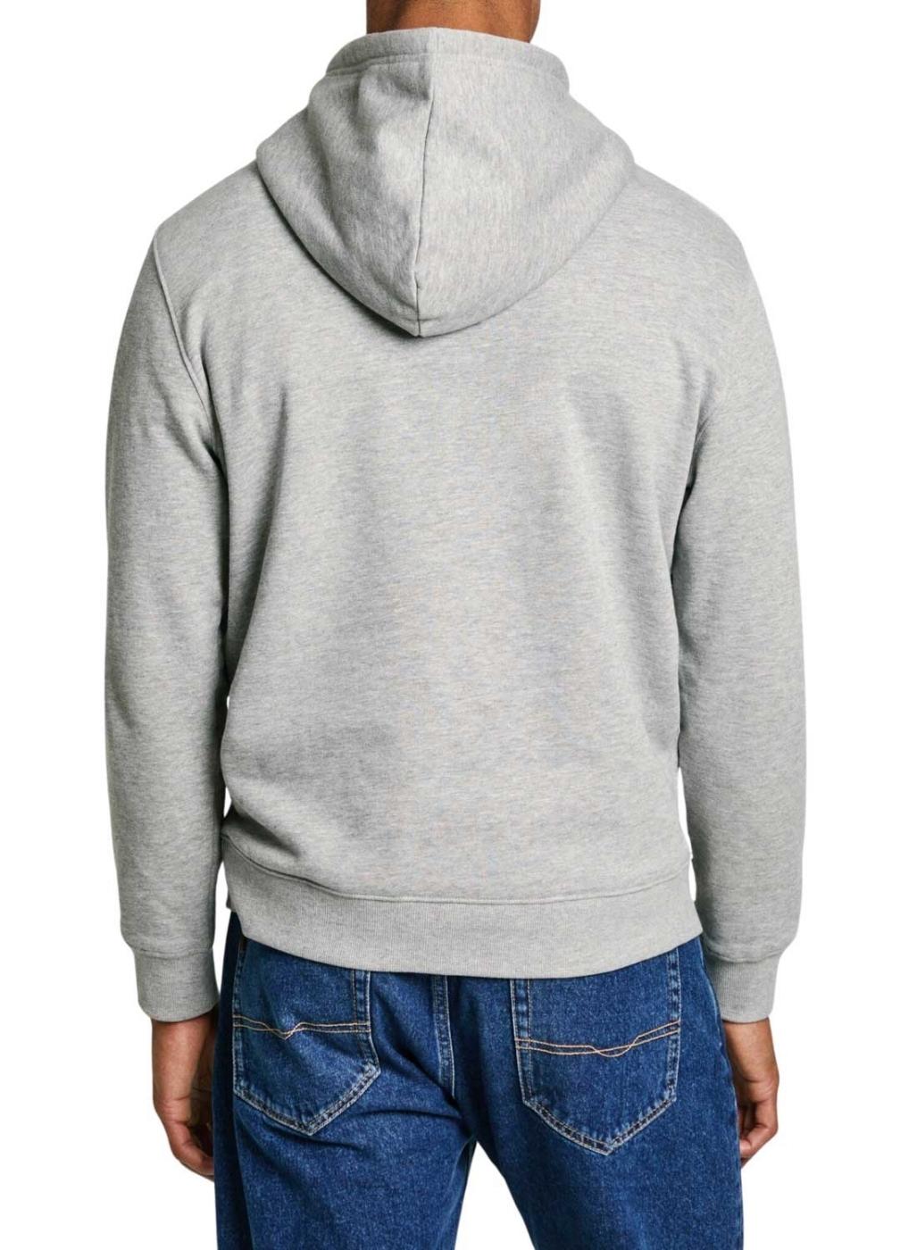 Moletom Pepe Jeans New Joe Hoodie cinza para homem