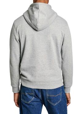 Moletom Pepe Jeans New Joe Hoodie cinza para homem