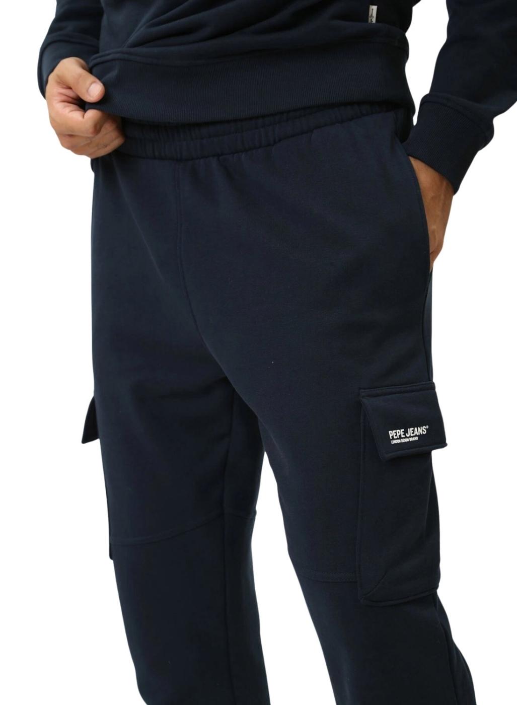 Calças jogger Pepe Jeans Sam azul marinho para homem