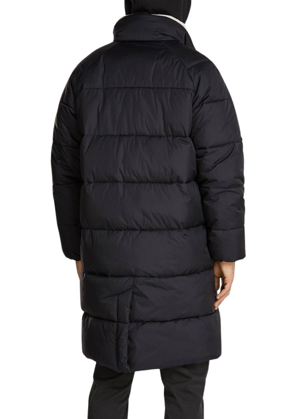 Parka acolchoada Tommy Jeans Vail preta para homem