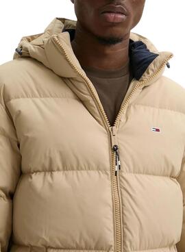 Parka Tommy Jeans Essential bege para homem