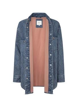  Sobrecamisa Pepe Jeans denim para mulher