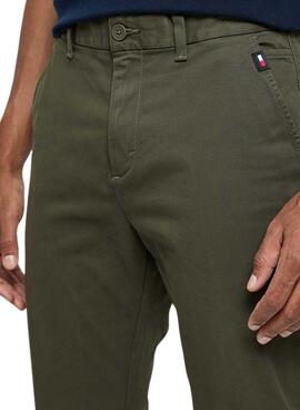 Calça Tommy Jeans Austin chino verde para homem