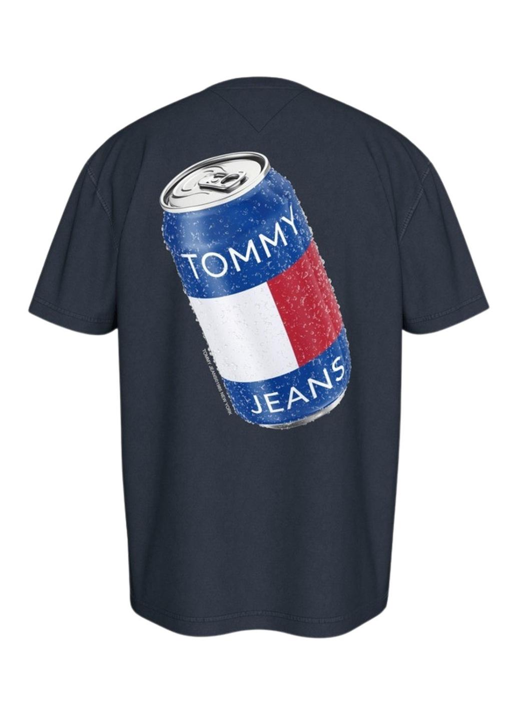 Camiseta Tommy Jeans Fun Novelty marinho para homem