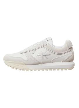 Sapatilhas Calvin Klein Jeans Toothy branco para mulher