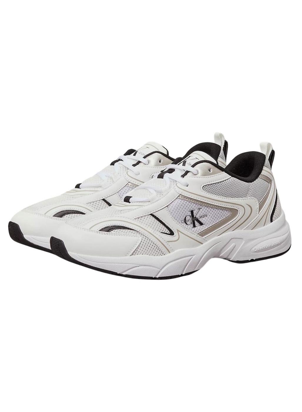 Sapatilhas Calvin Klein Jeans Retro Tennis branco para homem