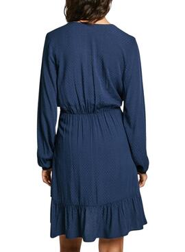 Vestido Pepe Jeans Kendall azul para mulher