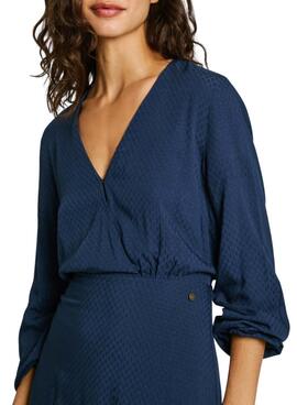 Vestido Pepe Jeans Kendall azul para mulher