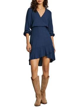 Vestido Pepe Jeans Kendall azul para mulher