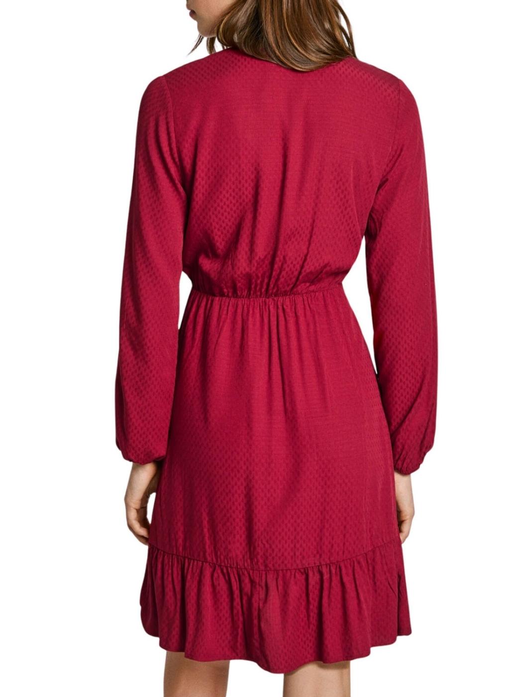 Vestido Pepe Jeans Kendall vermelho para mulher