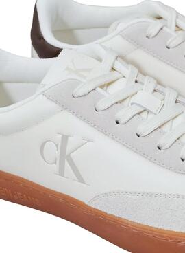 Sapatos Calvin Klein Jeans Classic branco para homem