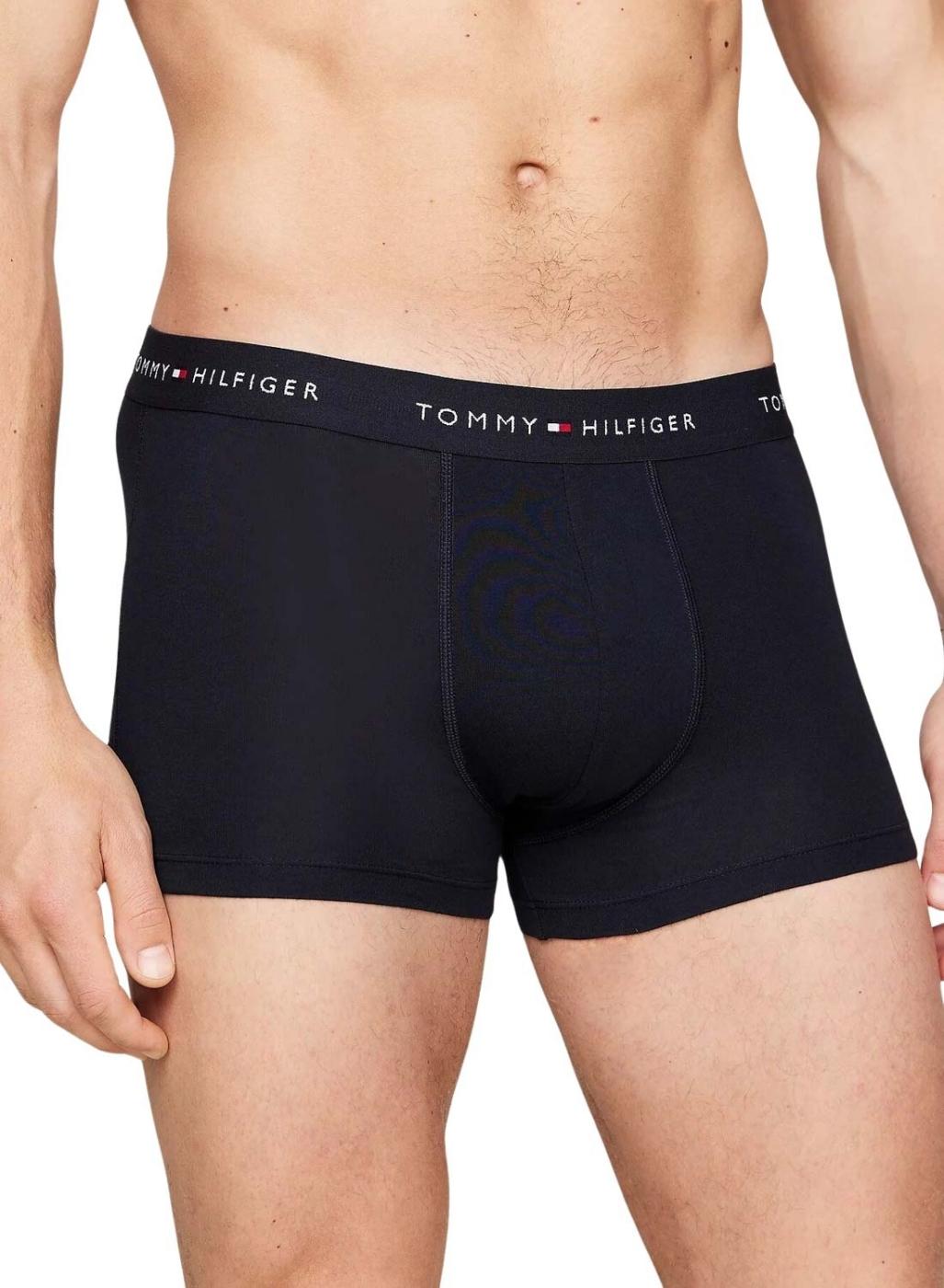 Pack de 3 cuecas Trunk Tommy Hilfiger essencial preto para homem