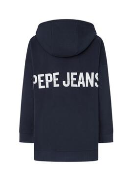 Moletom Pepe Jeans Fergie azul marinho para mulher