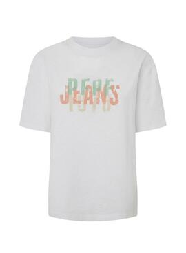 Camisa Pepe Jeans Galea branca para mulher