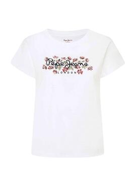 Camiseta Pepe Jeans Ginny branca para mulher