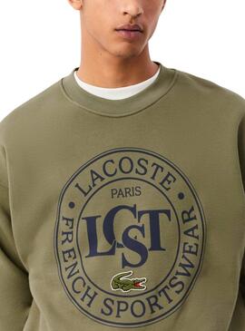 Moletom Lacoste LCST verde para homem