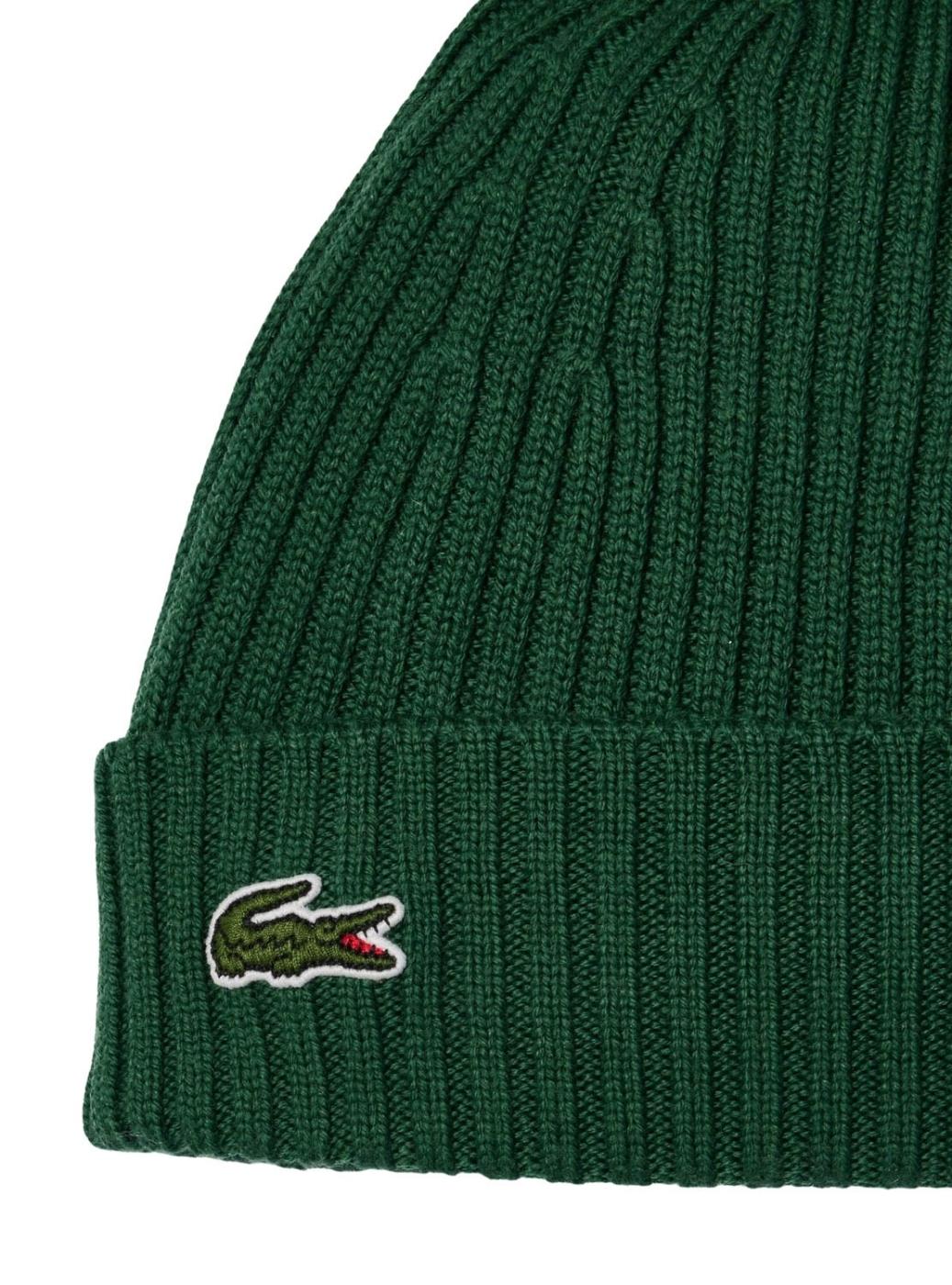 Gorro Lacoste Bonnet verde para homem