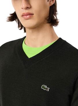 Camisa Lacoste Pico verde para homem