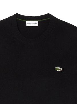 Camisola Lacoste Tricot preta para homem