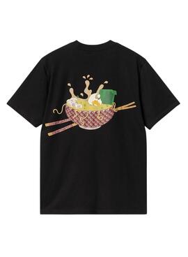 Camiseta Carhartt Noodle Soup preta para homem