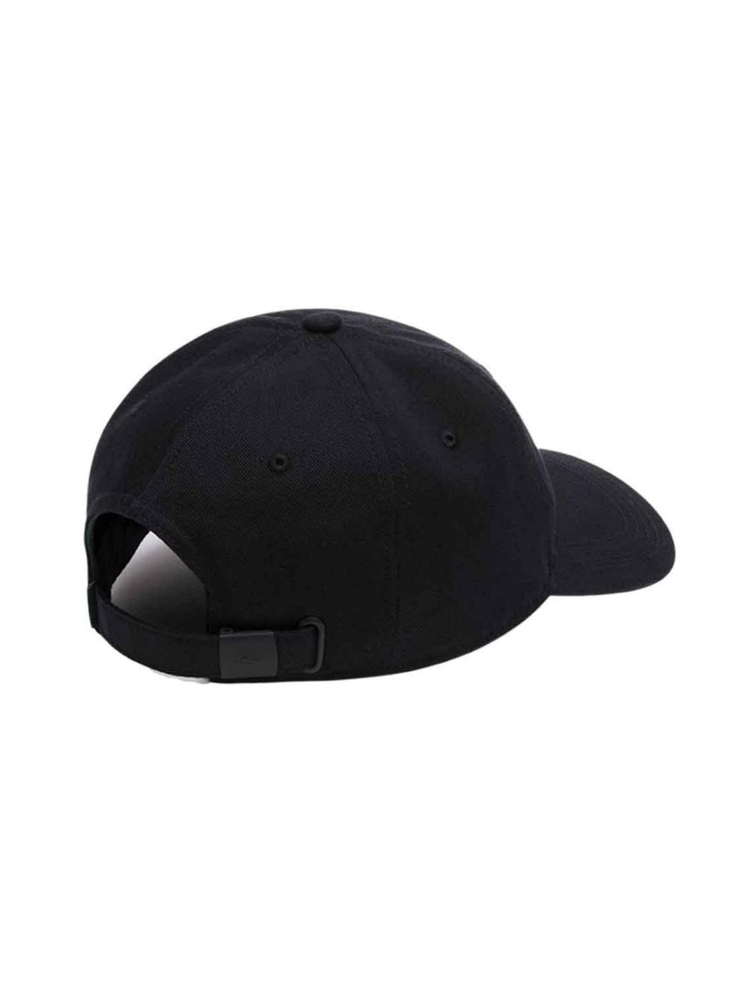 Gorro Lacoste Sarga Preto para Homem e Mulher