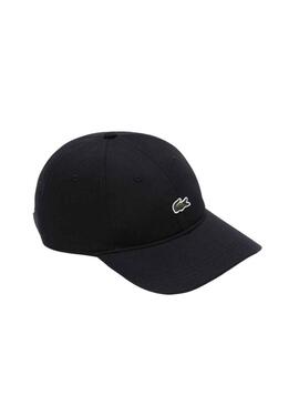 Gorro Lacoste Sarga Preto para Homem e Mulher