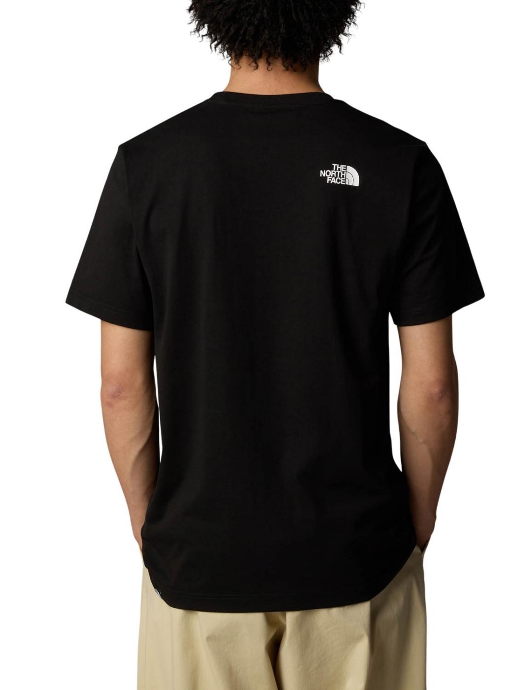 Camiseta The North Face Fine Preto para homem