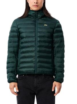 Casaco Acolchoado Lacoste Basic Verde para homem