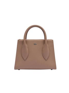 Bolsa Handle Daily Lacoste Camel para mulher