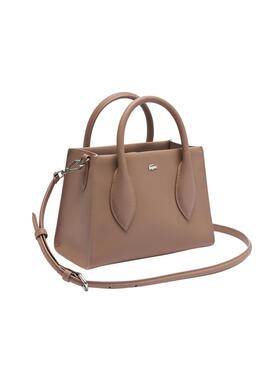 Bolsa Handle Daily Lacoste Camel para mulher