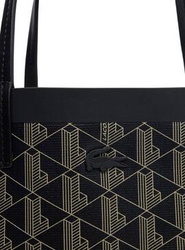 Bolsa Shopper Lacoste Zely Preto para mulher