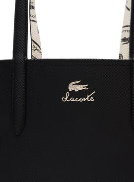 Bolsa reversível Lacoste Anna Preto e Branco para mulher