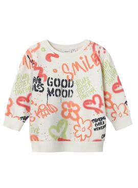 Sweatshirt Name It Noelle Graffiti para menina