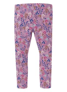 Leggings Name It Nirianne Blooming Rosa para menina