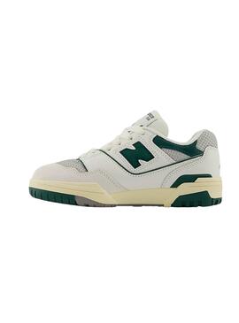 Ténis New Balance B550 Verdes e Brancos