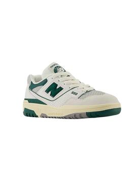 Ténis New Balance B550 Verdes e Brancos