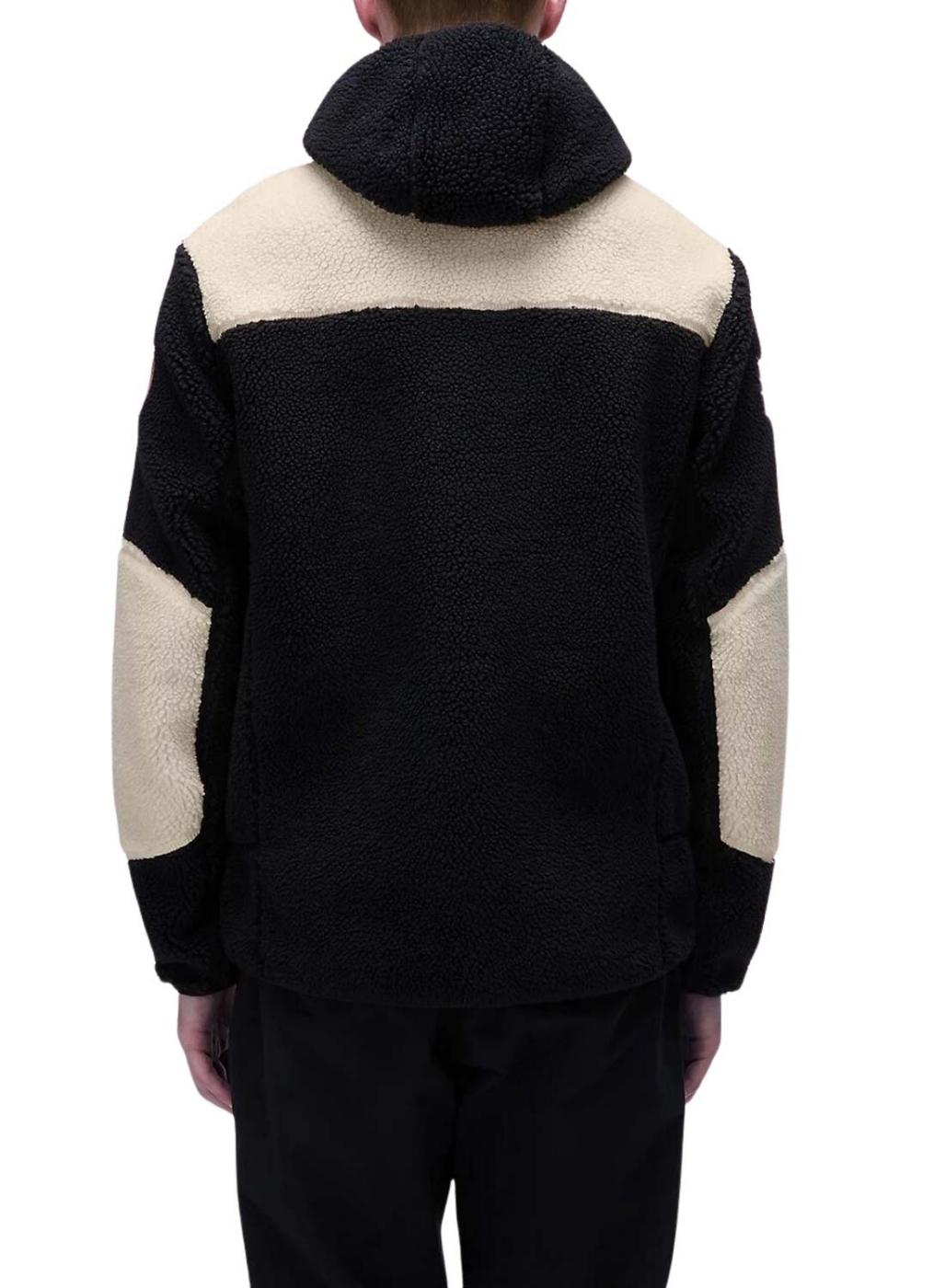 Fleece Napapijri Yupik Preto e Branco para homem