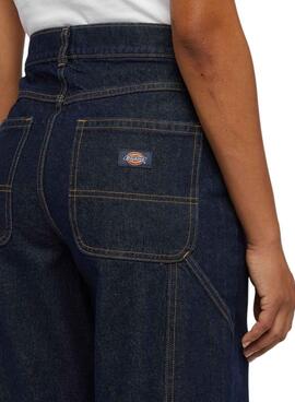 Jeans Dickies Herndon Denim Escuro para mulher