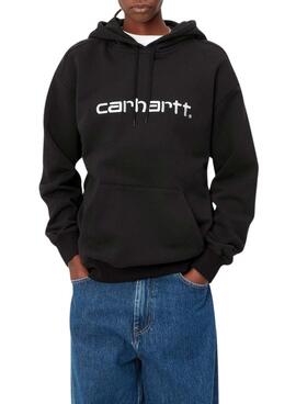 Hoodie Carhartt Capuz Logo Preto para mulher