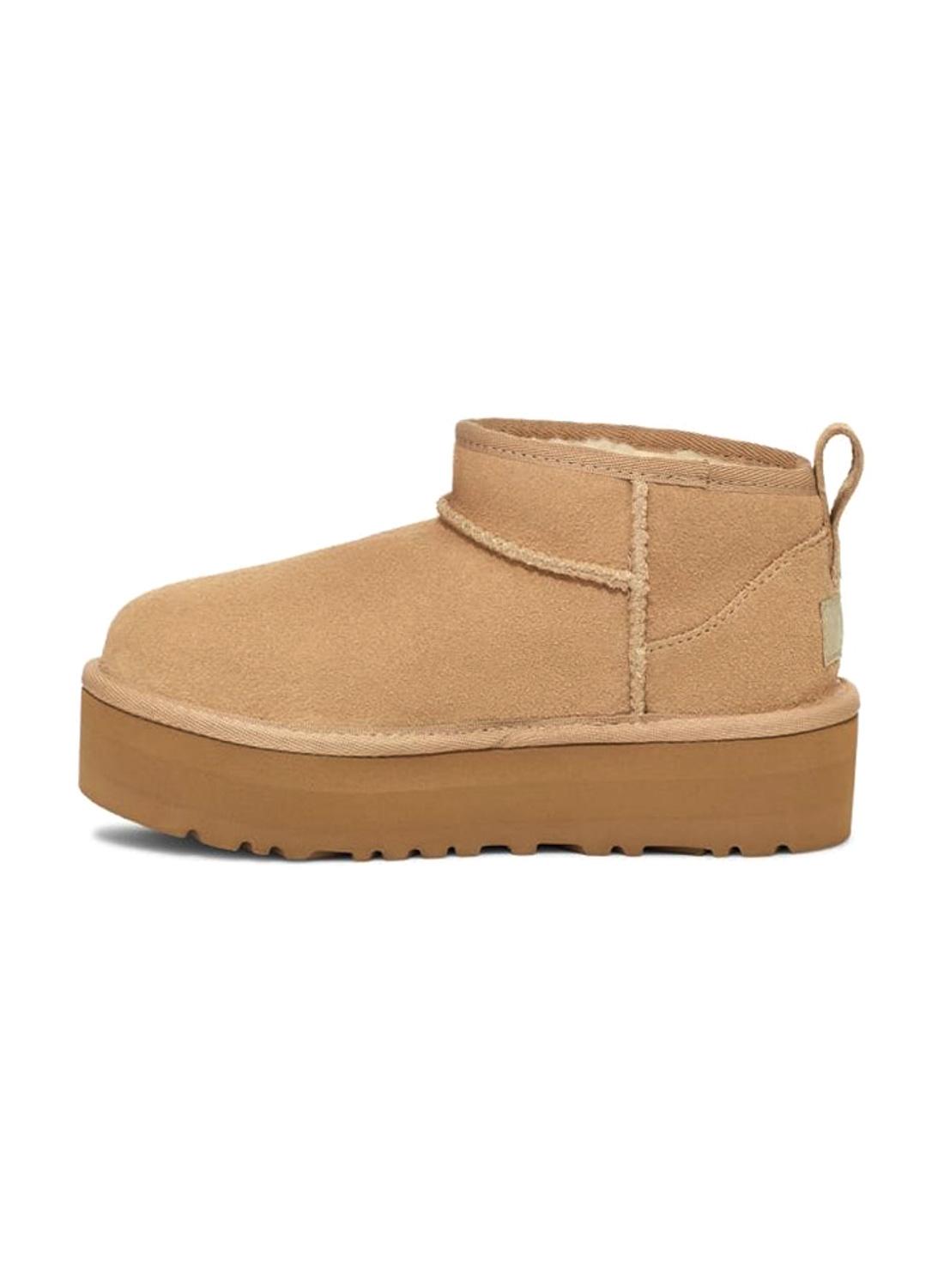 Botas UGG Ultra Mini Platform Bege para menino e menina