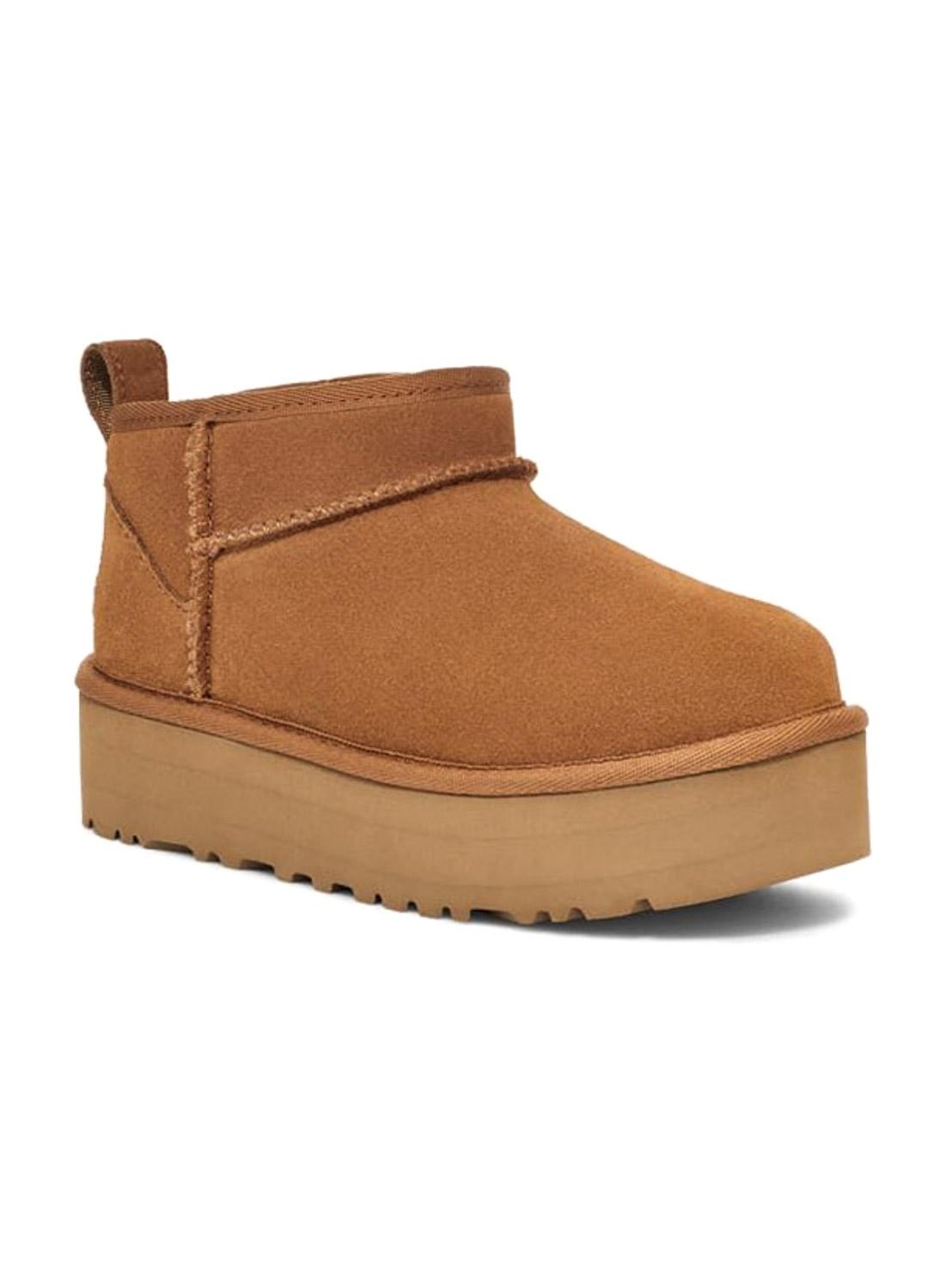 Botas UGG Mini Platform Marrom para menino e menina