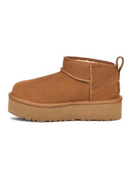 Botas UGG Mini Platform Marrom para menino e menina