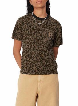 Camisola Carhartt Leo Marrom para homem