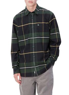 Camisa  Carhartt Garnett verde para homem