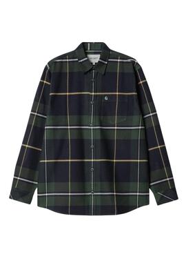 Camisa  Carhartt Garnett verde para homem